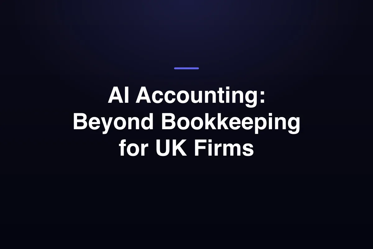 AI Accounting: Beyond Bookkeeping for UK Firms