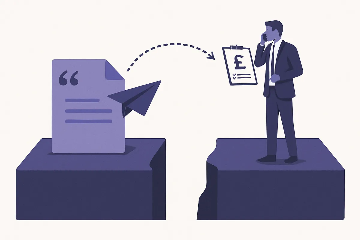The Quote Follow-Up Gap Costing UK Service Businesses